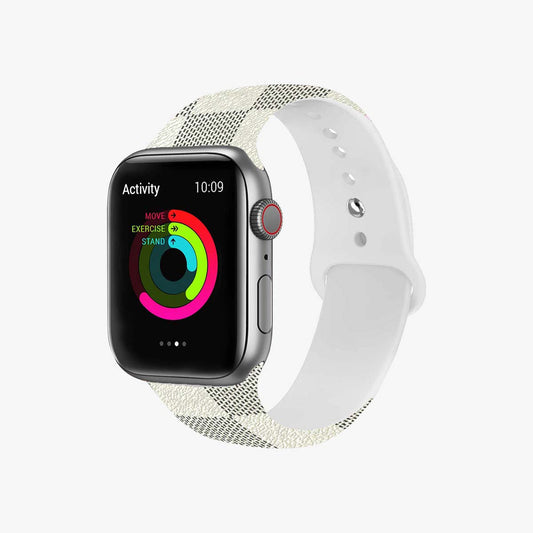 Apple Watch Band | White Check mysite