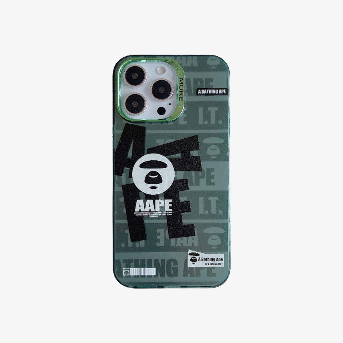 Limited iPhone Case | APE Green Letters mysite