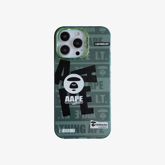 Limited iPhone Case | APE Green Letters mysite