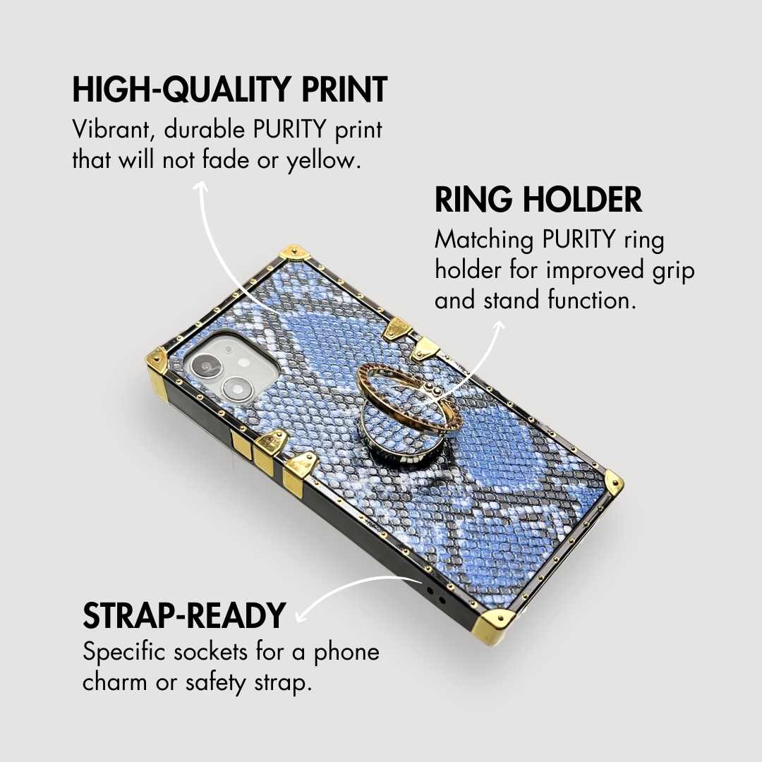 Samsung Case with Ring "Blue Rattlesnake" mysite