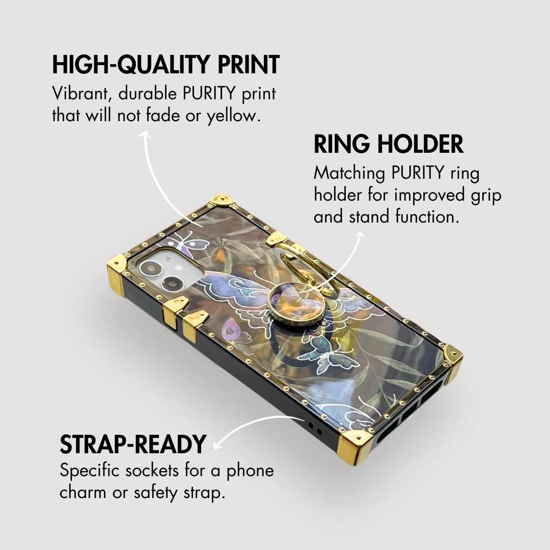 Samsung Case with Ring "Moth" mysite