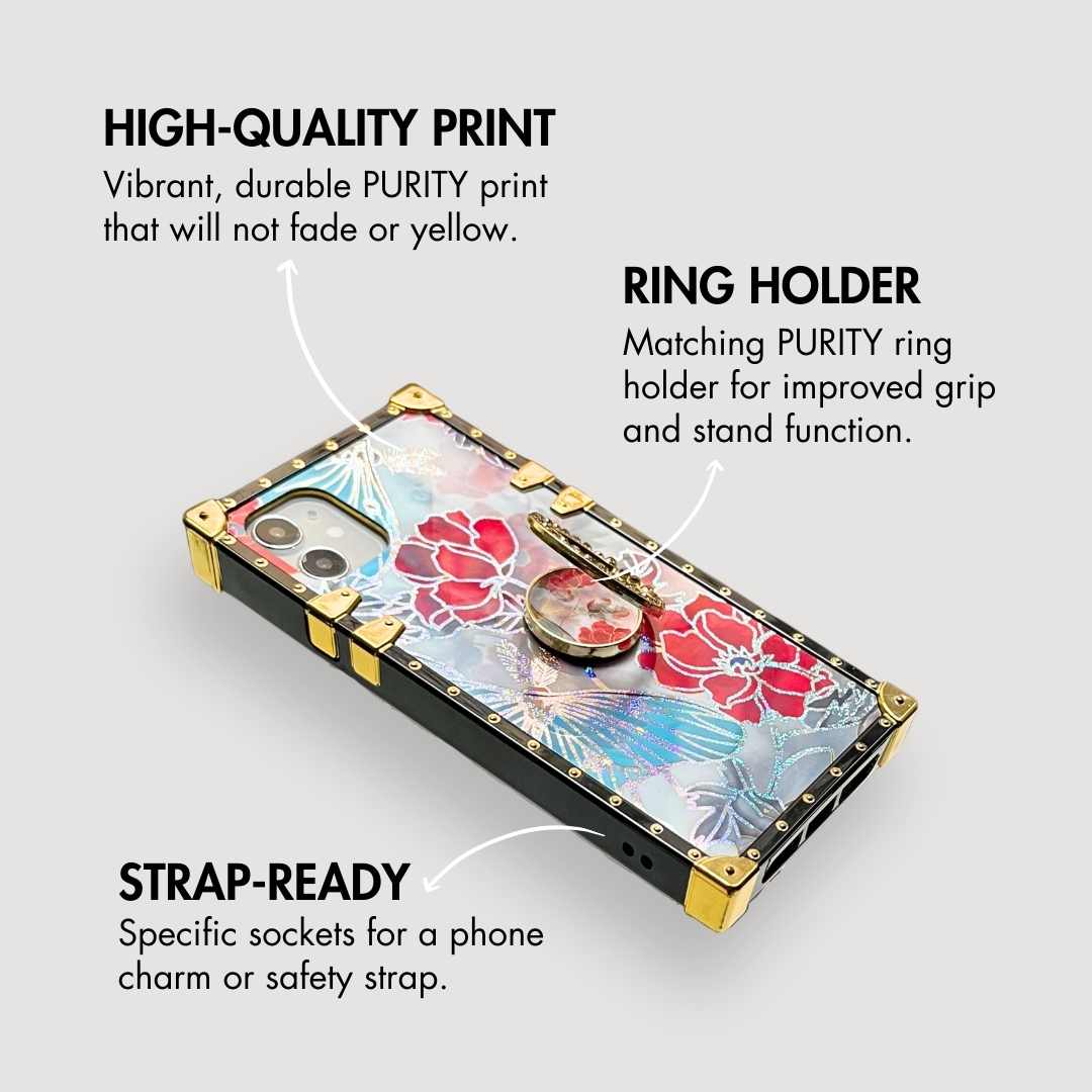 Samsung Case with Ring "Poppy" mysite