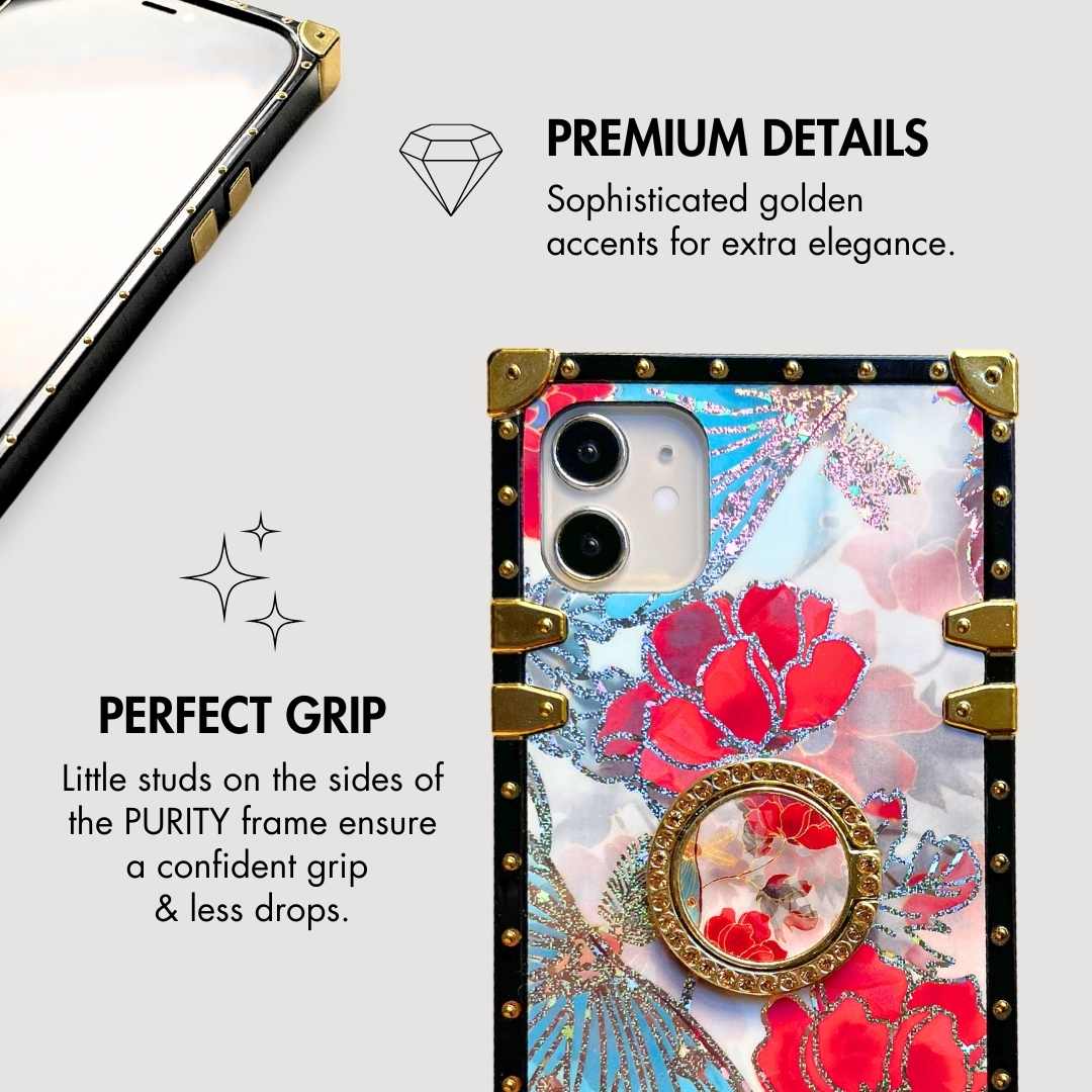 Samsung Case with Ring "Poppy" mysite