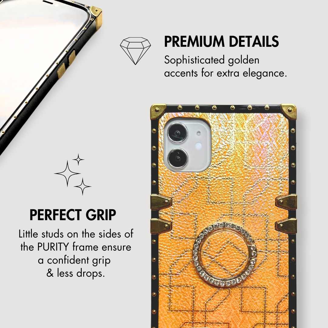 Samsung Case with Ring "Yellow" mysite