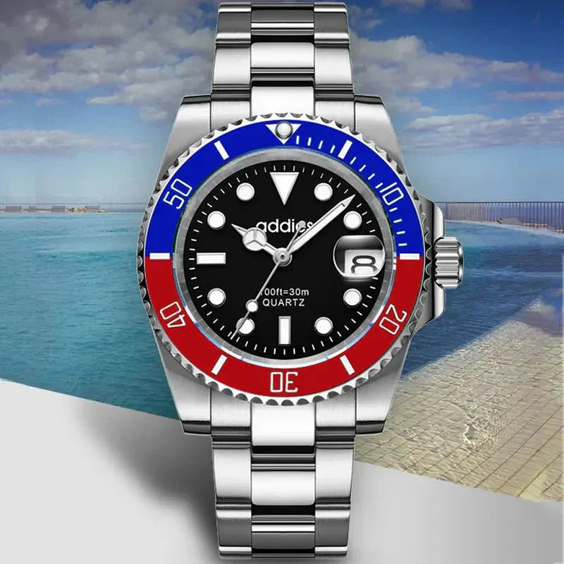 TitanX Elite Men's Quartz Sport Watch – Luxury 30M Waterproof Stainless Steel Dive Timepiece | Relógio Masculinos-1 mysite