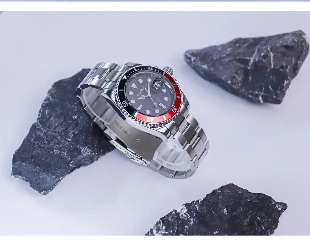 TitanX Elite Men's Quartz Sport Watch – Luxury 30M Waterproof Stainless Steel Dive Timepiece | Relógio Masculinos-1 mysite