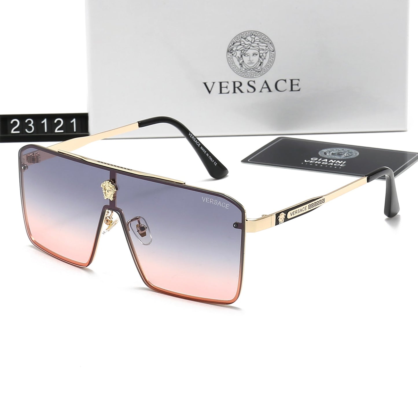 Retro Metal Letter Sunglasses 23121 mysite