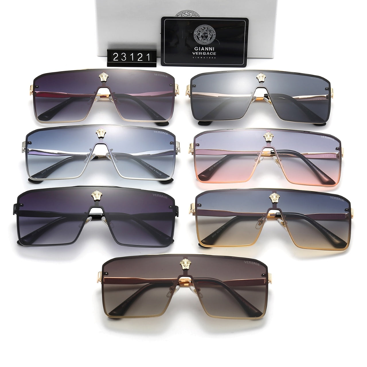 Retro Metal Letter Sunglasses 23121 mysite