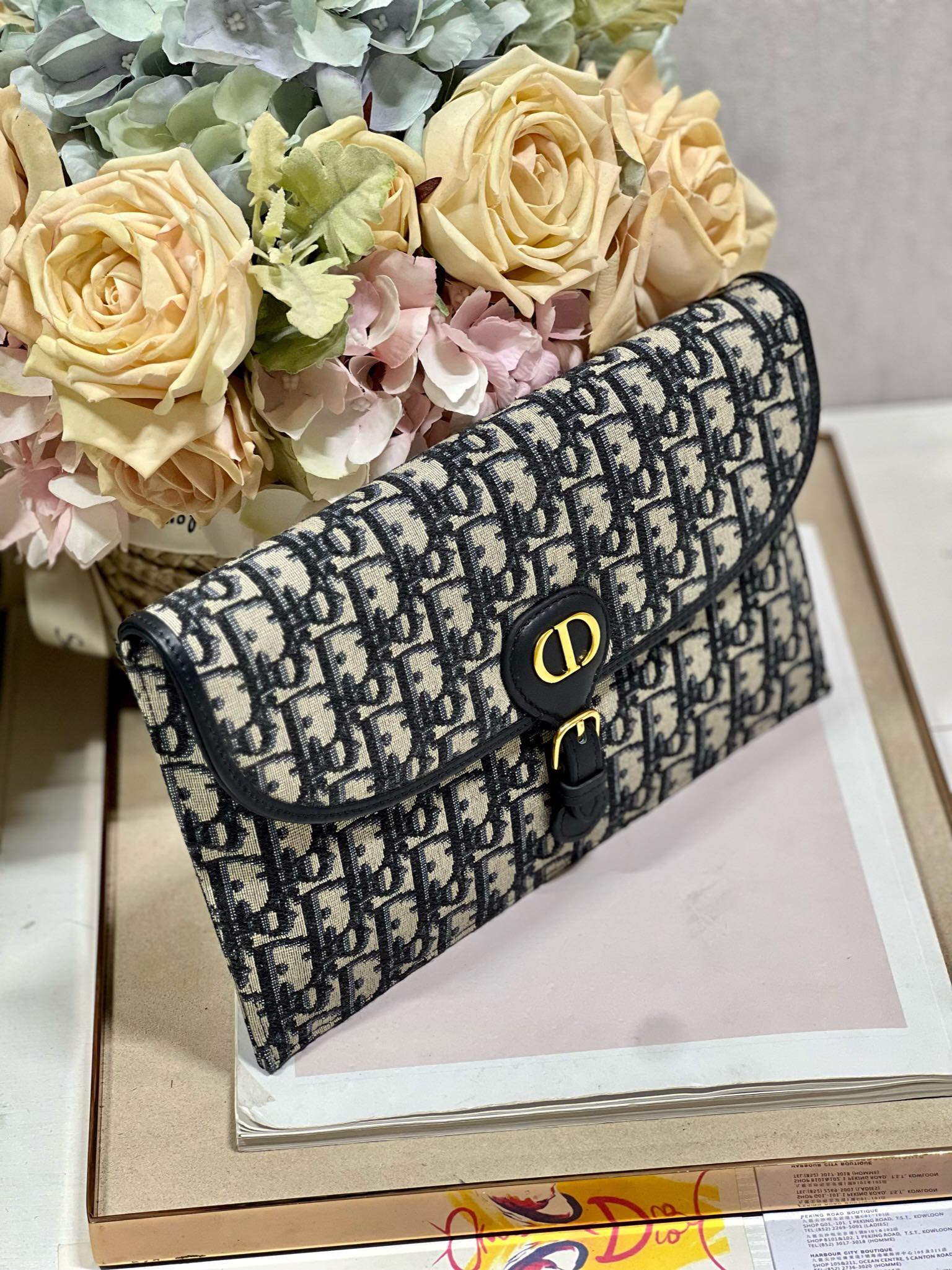 CD BOBBY 27CM BLUE OBLIQUE EMBROIDERY mysite