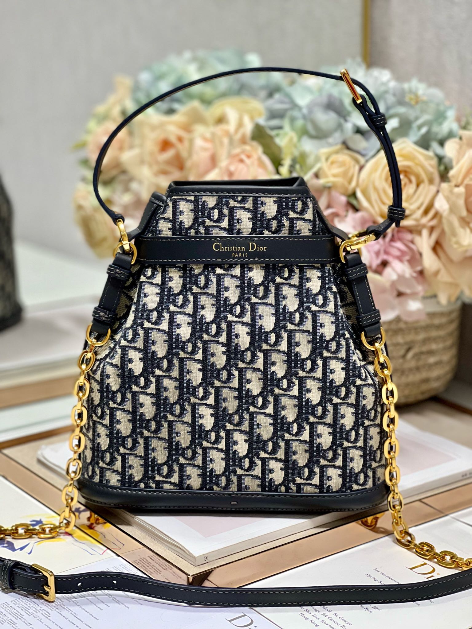 CEST CD 24CM BLUE OBLIQUE EMBROIDERY mysite