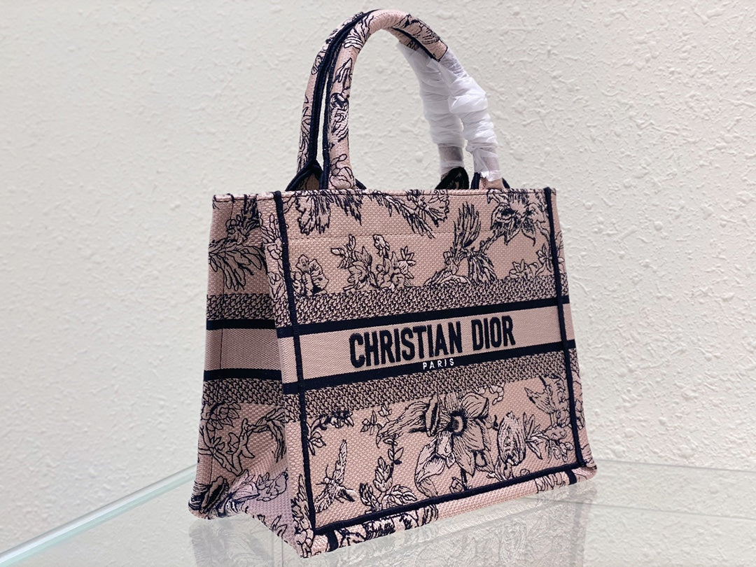 Small CD Book Tote 26.5cm Jardin Botanique Pink mysite