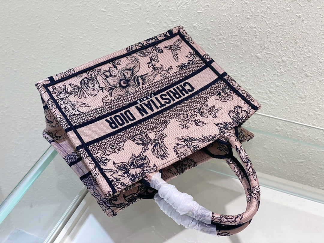 Small CD Book Tote 26.5cm Jardin Botanique Pink mysite