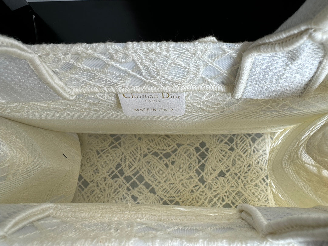 Small CD Book Tote 26.5cm Butterfly Zodiac White mysite