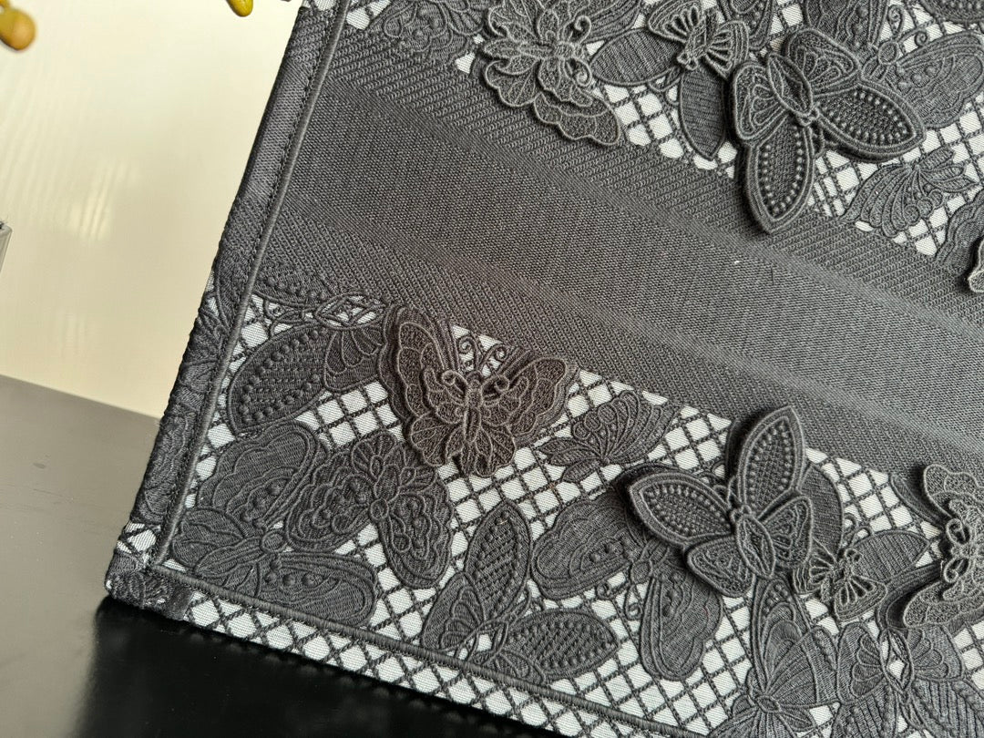 Large CD Book Tote 42cm Butterfly Zodiac Black mysite