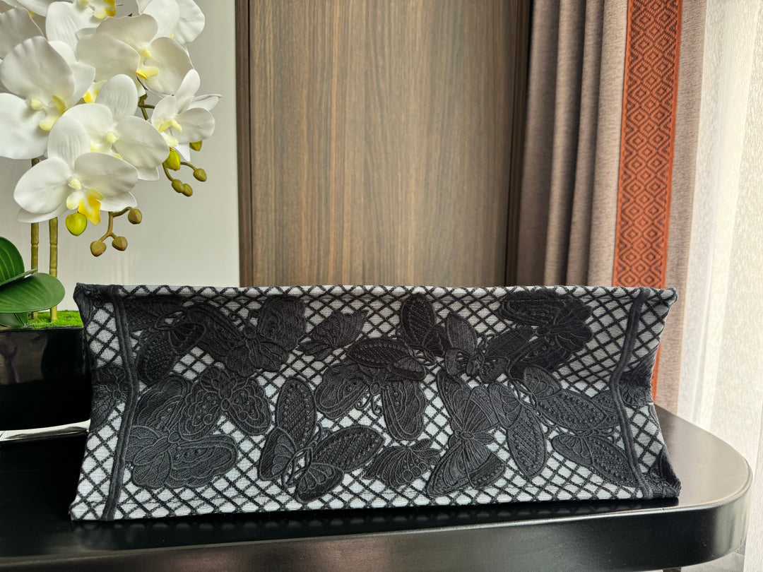 Large CD Book Tote 42cm Butterfly Zodiac Black mysite