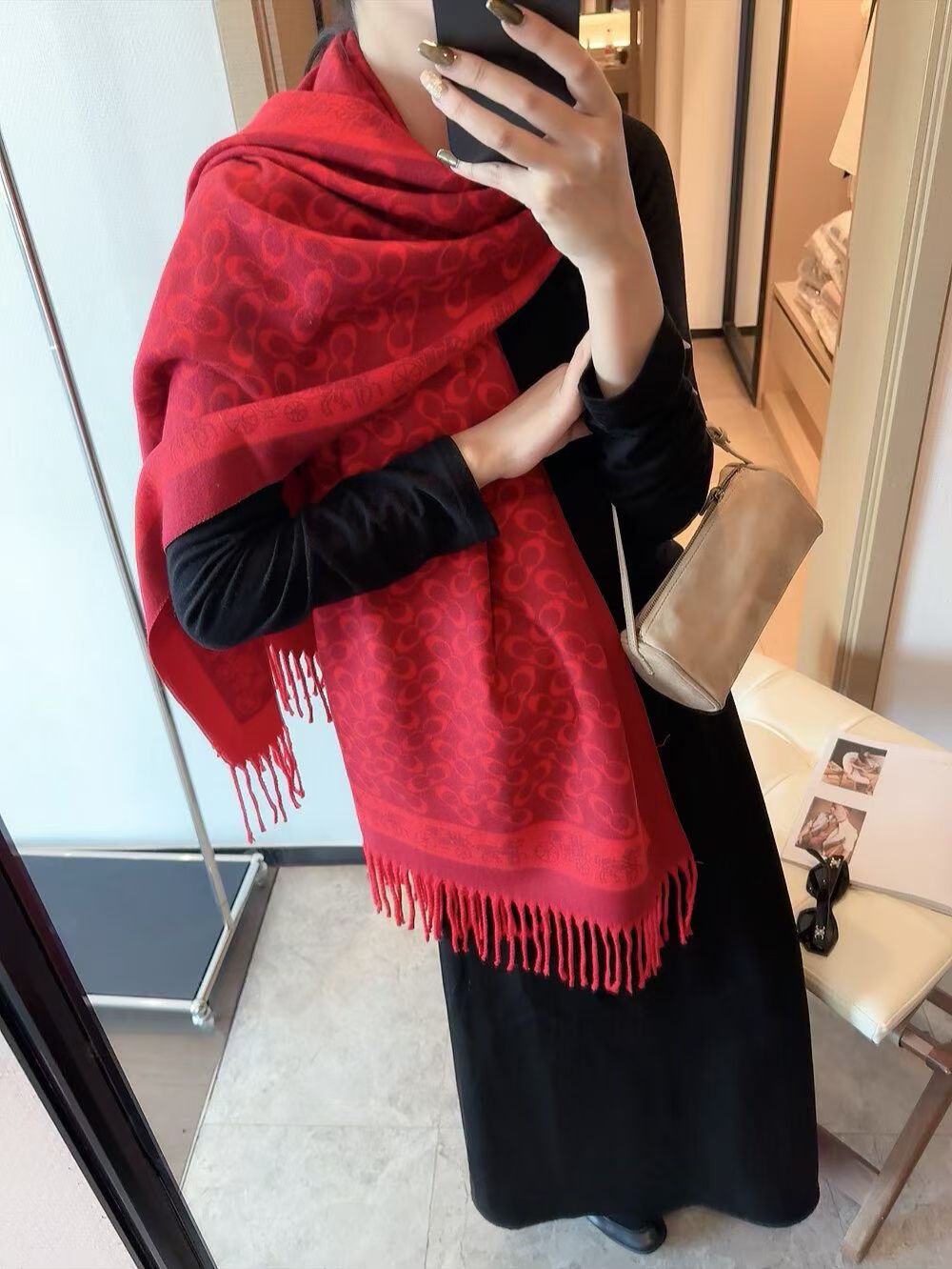 Denim Series Cotton Scarf Shawl-16 mysite