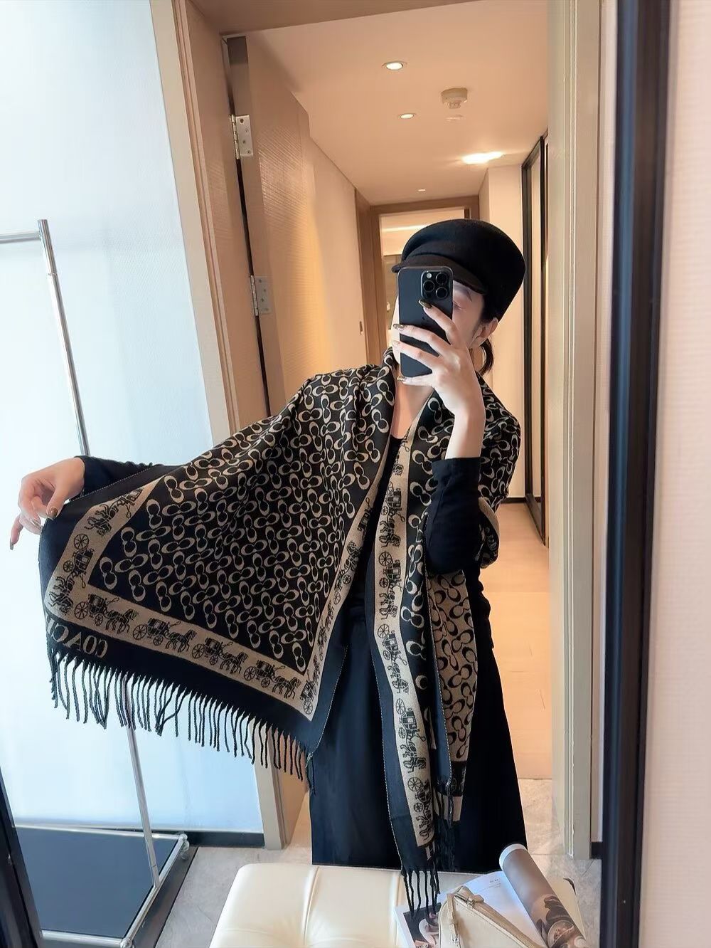 Denim Series Cotton Scarf Shawl-16 mysite