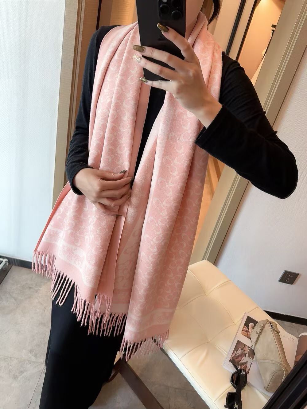 Denim Series Cotton Scarf Shawl-16 mysite