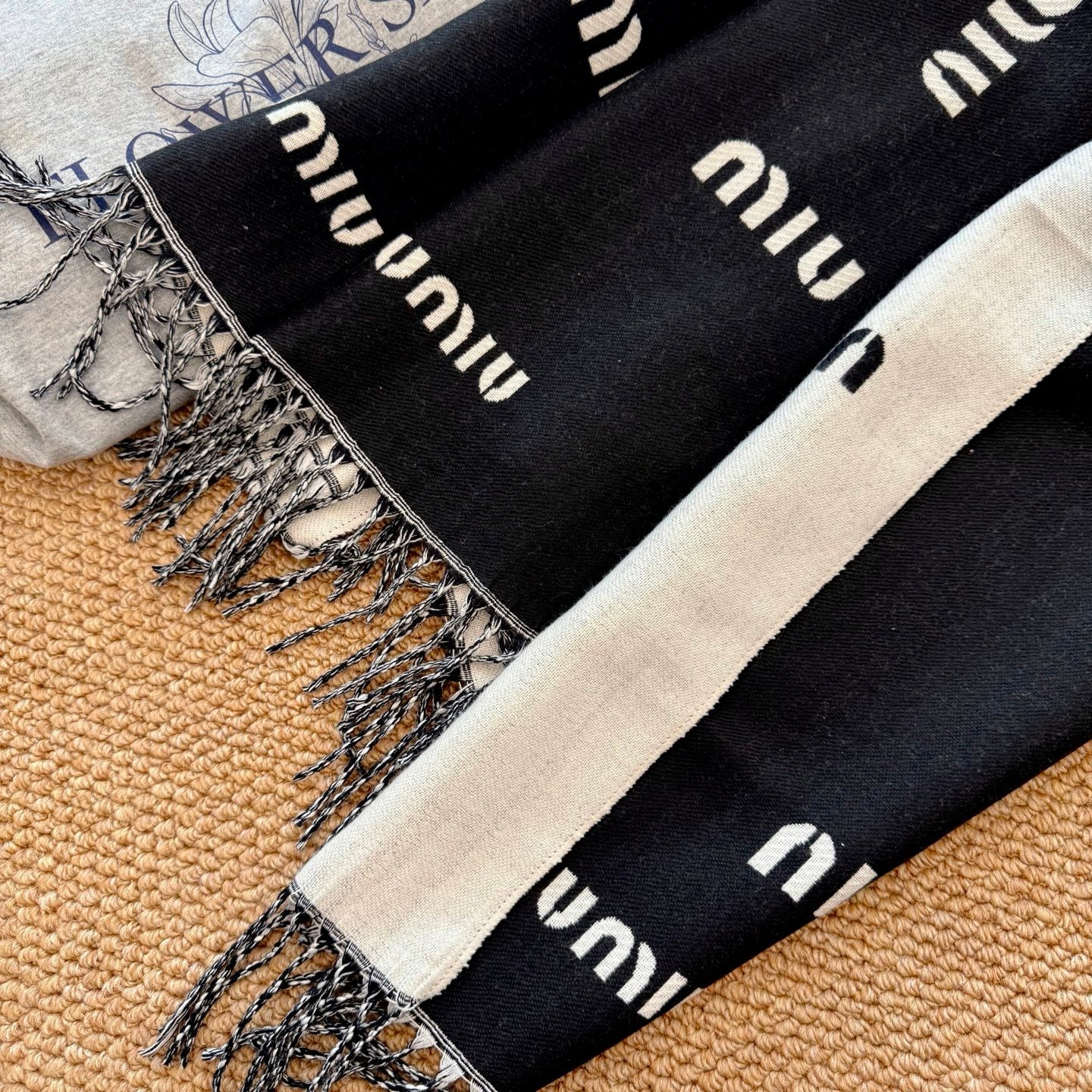 Unique Knit Pattern Cashmere Scarf mysite