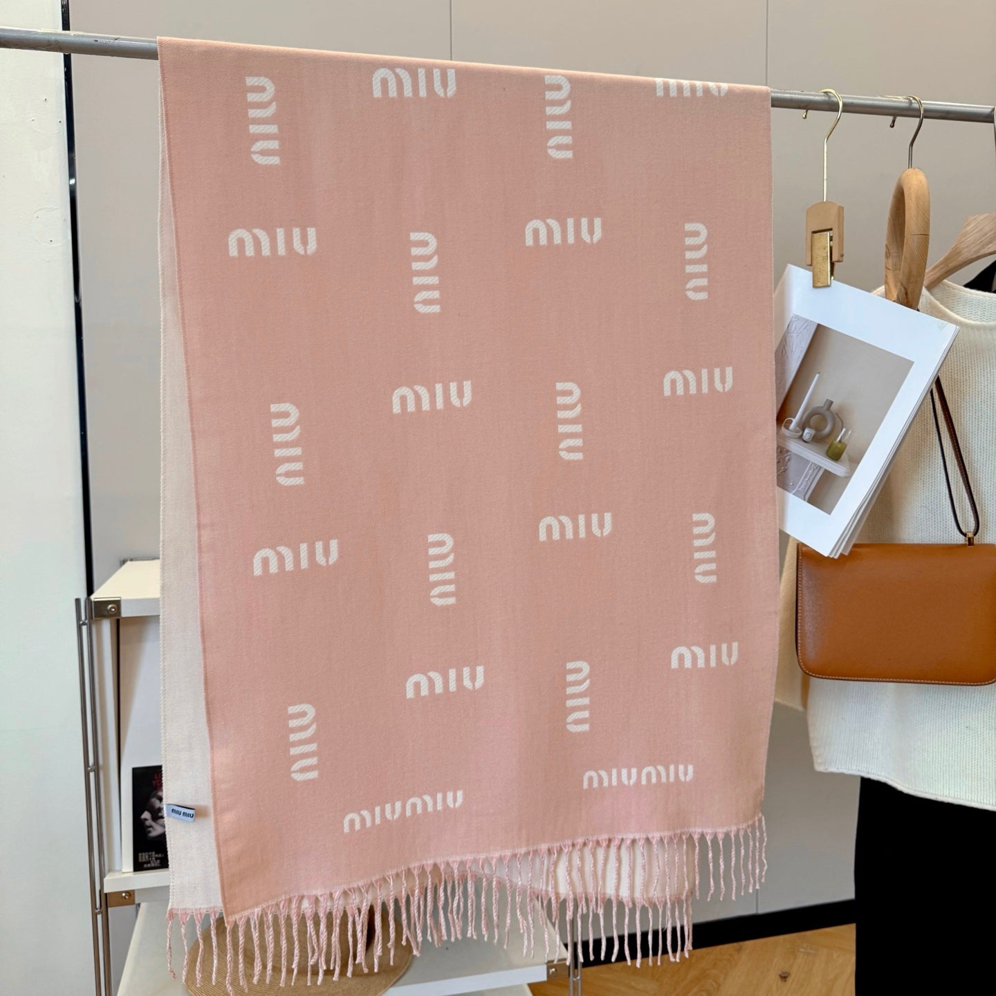 Unique Knit Pattern Cashmere Scarf mysite