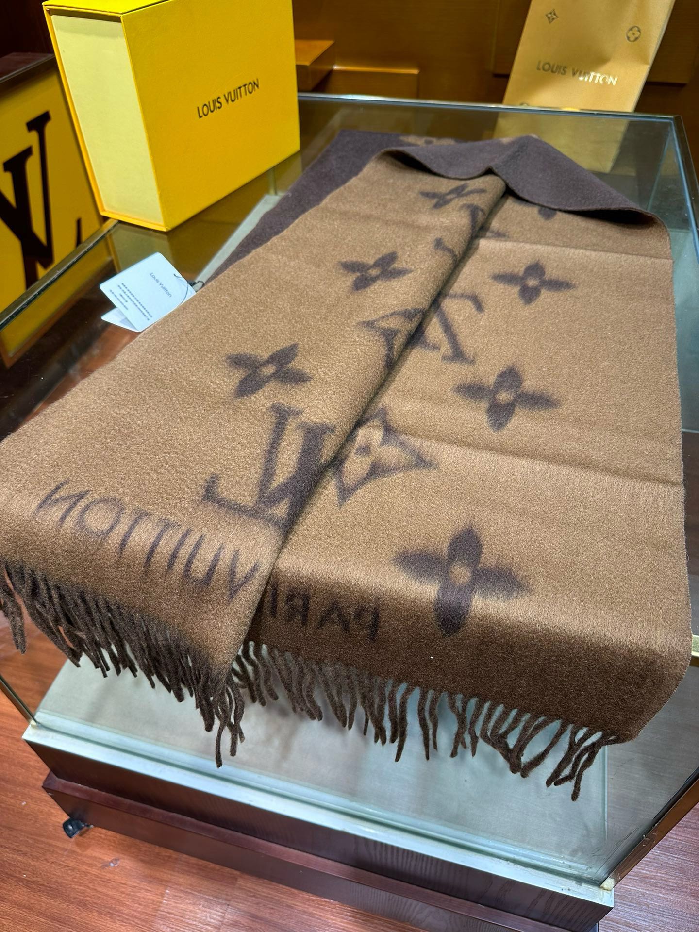 Unique Knit Pattern Cashmere Scarf-7575s mysite