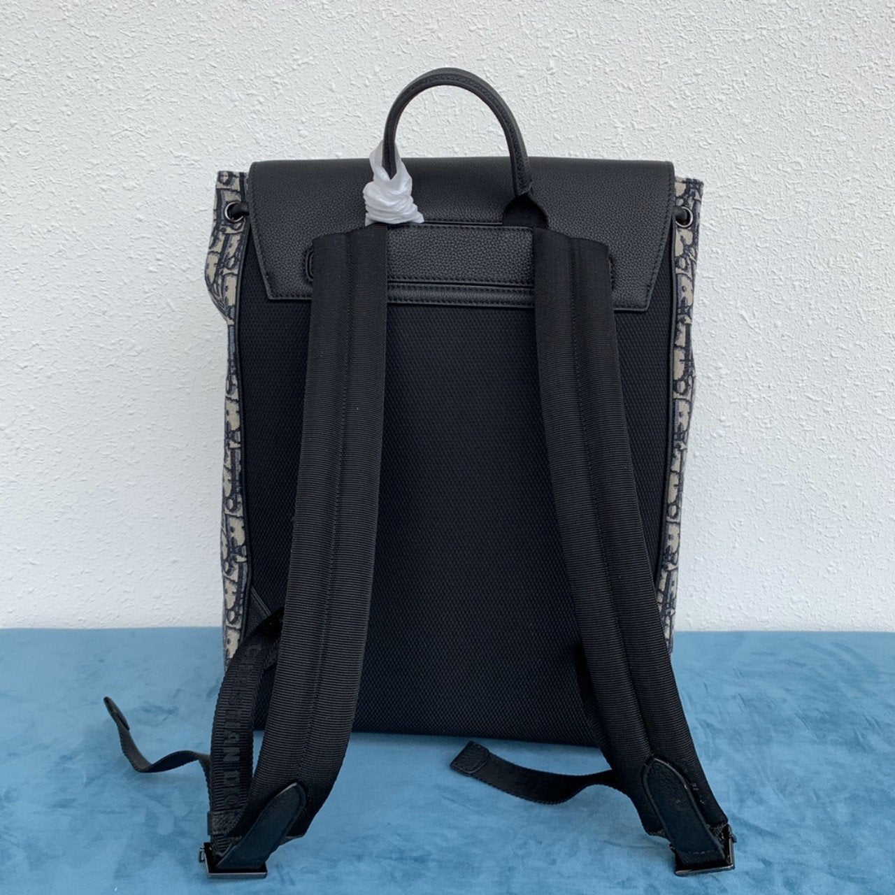 MOTION BACKPACK BEIGE AND BLACK OBLIQUE mysite