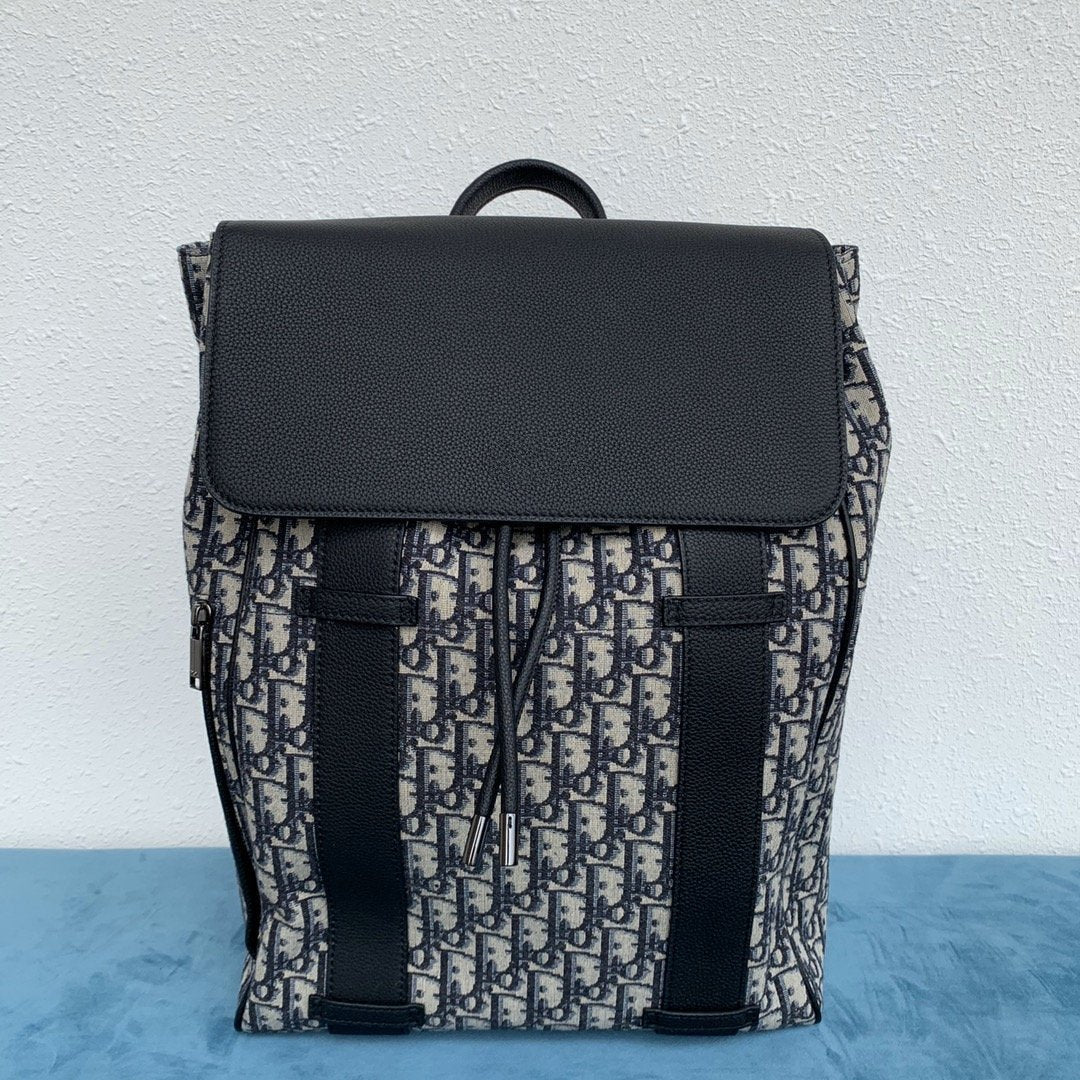 MOTION BACKPACK BEIGE AND BLACK OBLIQUE mysite