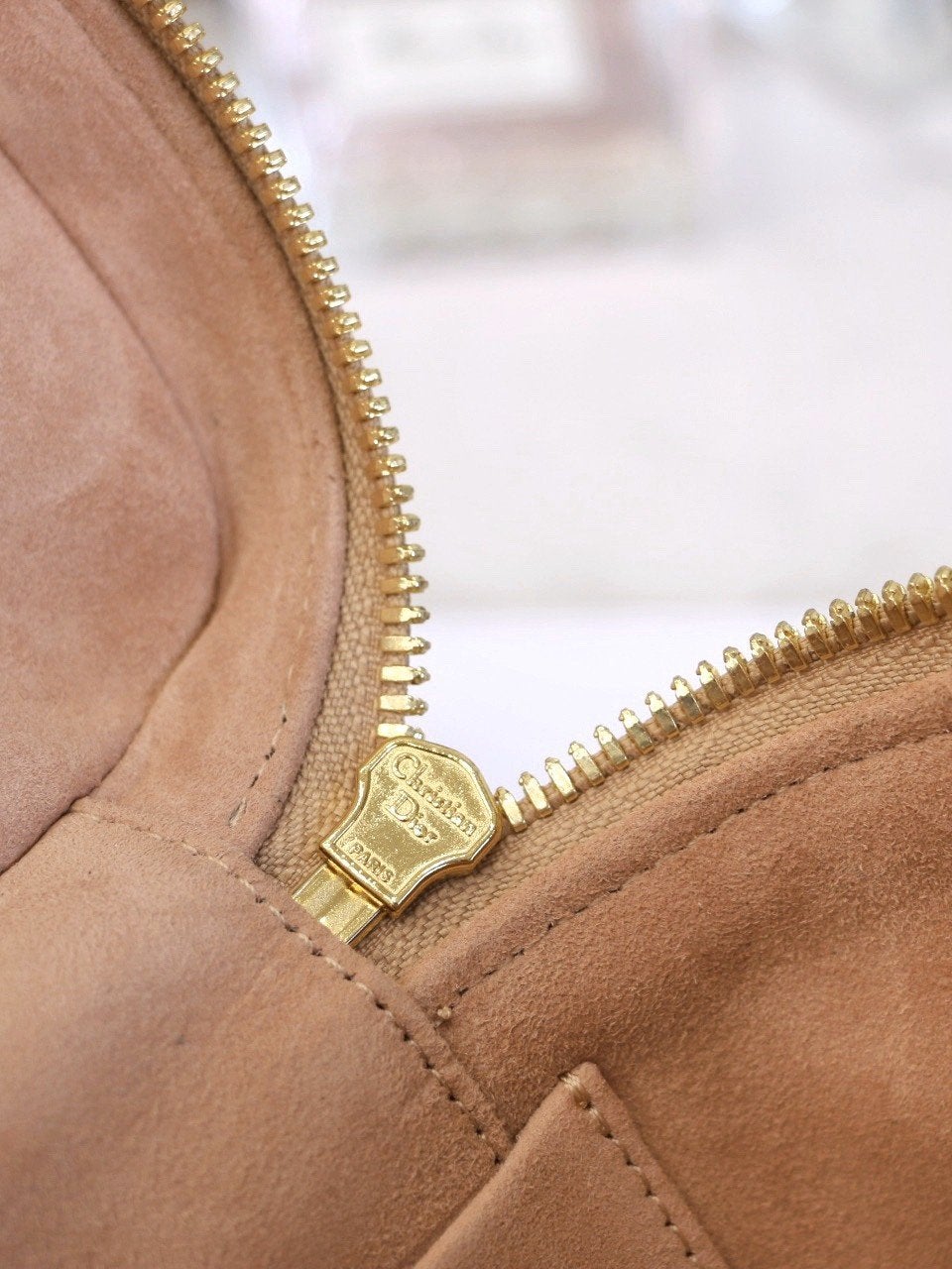 SMALL TRAVEL VANITY CASE BEIGE LAMBSKIN mysite