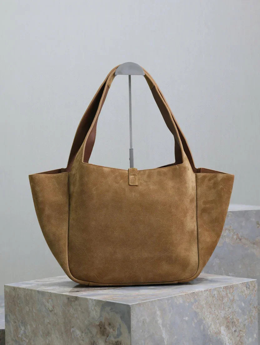 YSL Bea Hobo Bag 50cm in Brown Suede mysite